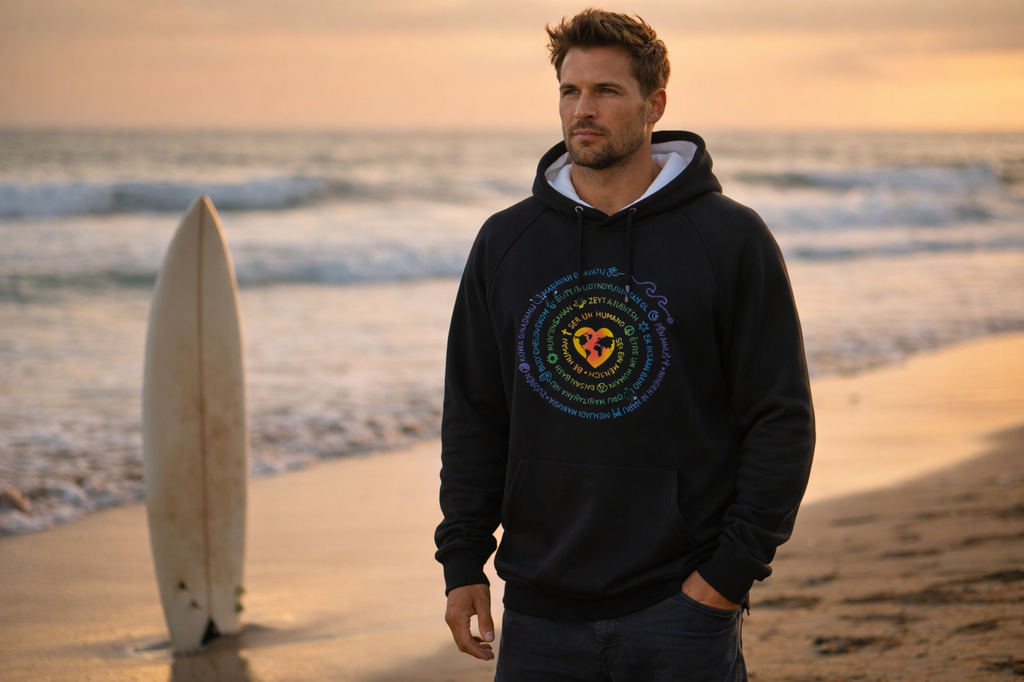 Ocean Rise Hoodie - Men - Rainbow