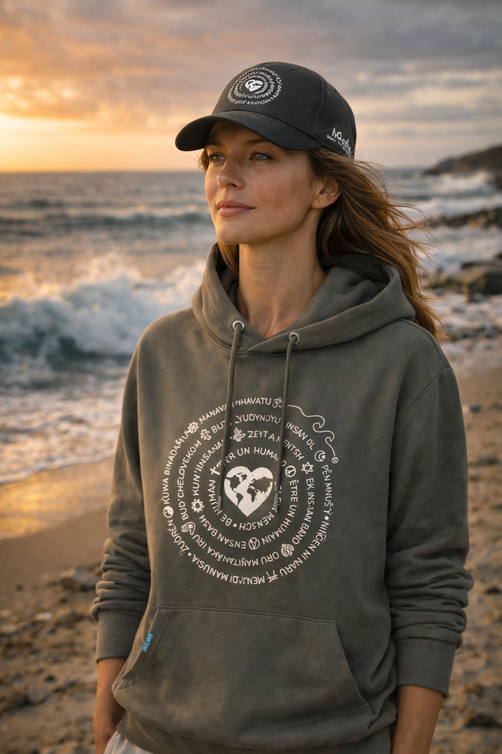 Urban Rise Hoodie - Unisex Khaki
