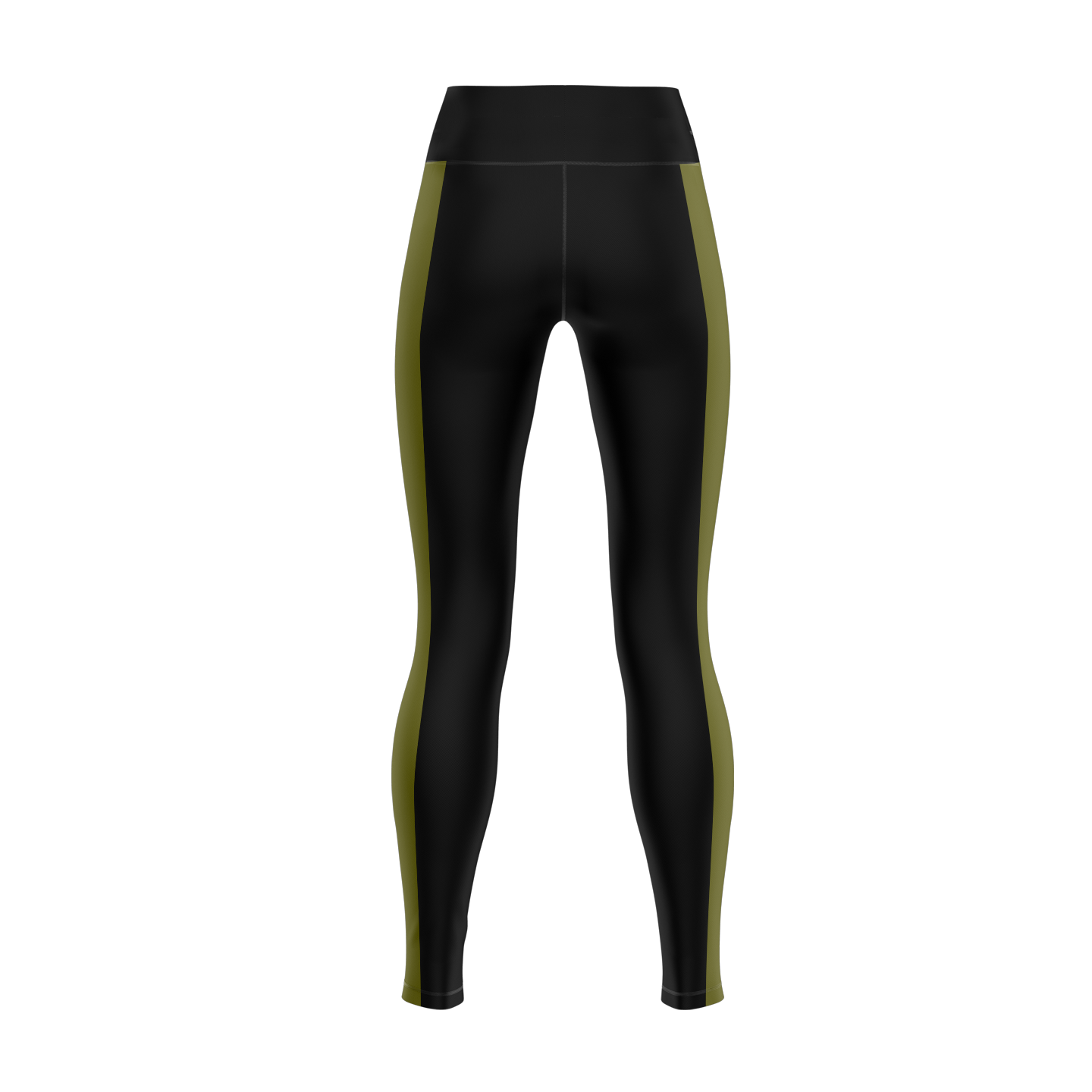 Pure Flow Yoga Leggins ( Oliv Schwarz )