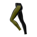 Pure Flow Yoga Leggins ( Oliv Schwarz )