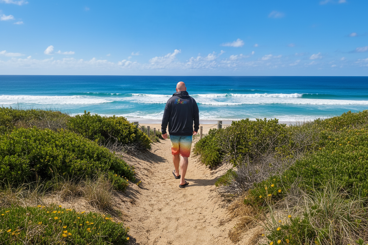 Ocean Rise Hoodie - Men - Rainbow