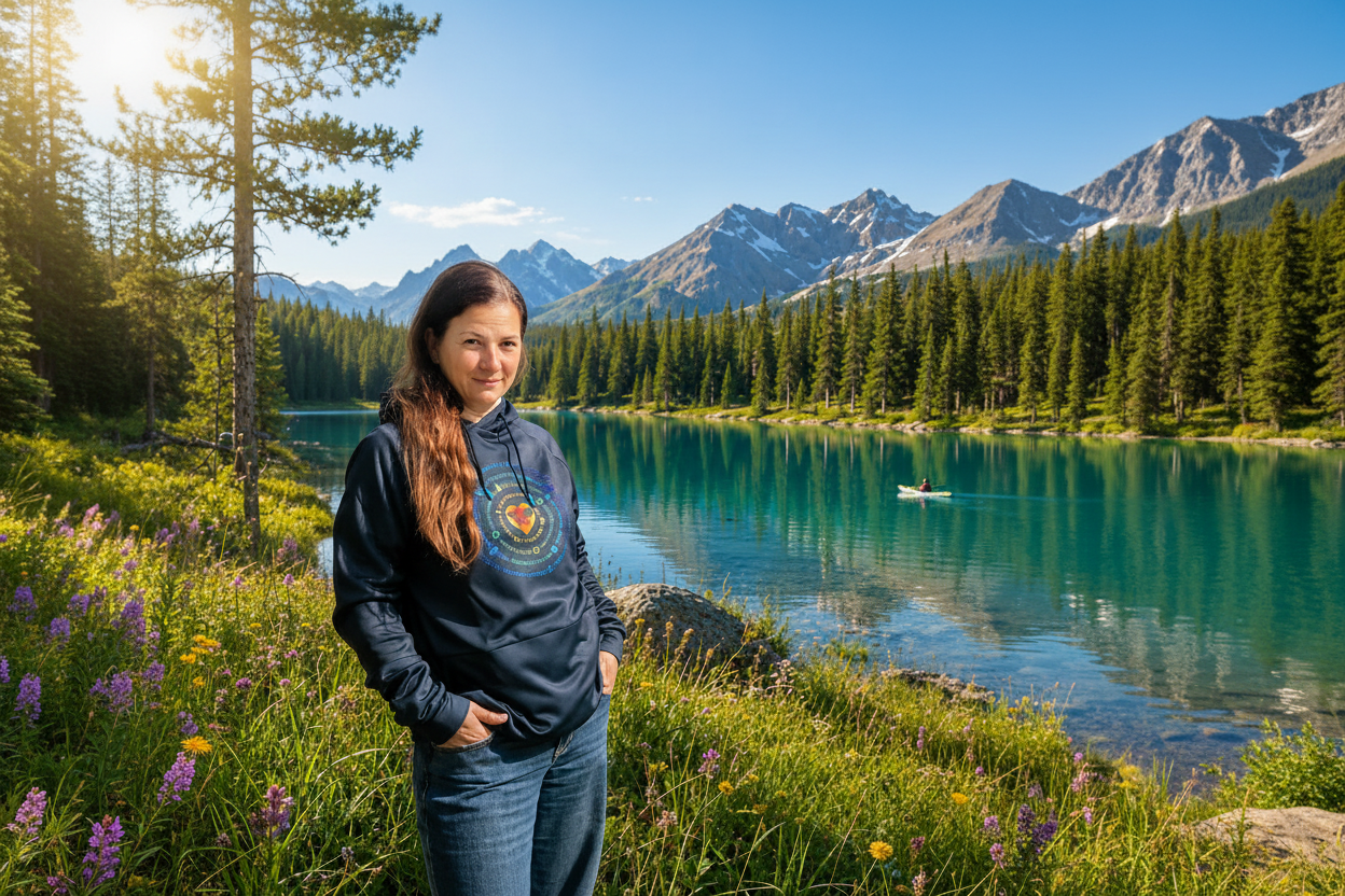 Ocean Rise Hoodie - Women - Rainbow