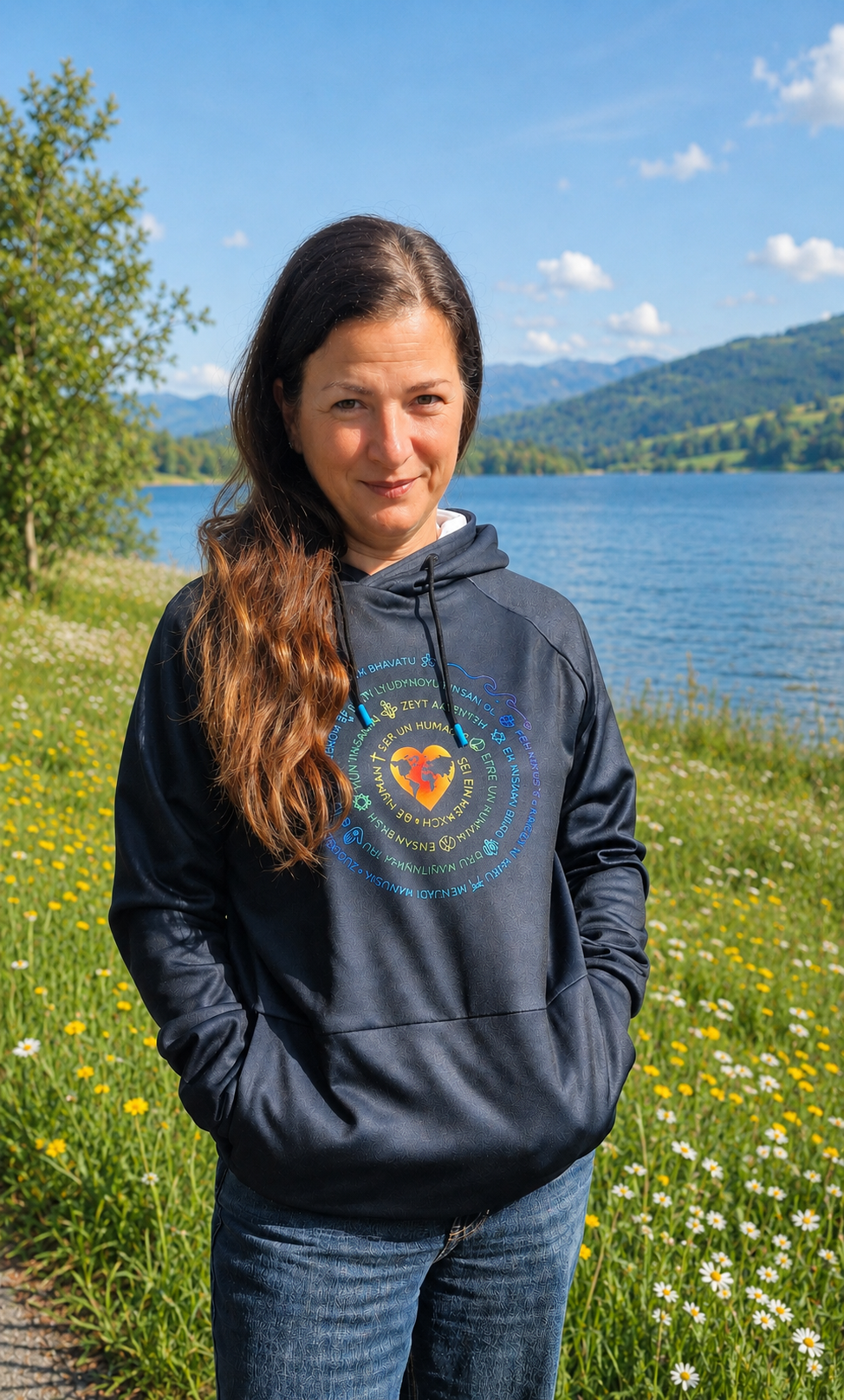Ocean Rise Hoodie - Women - Rainbow
