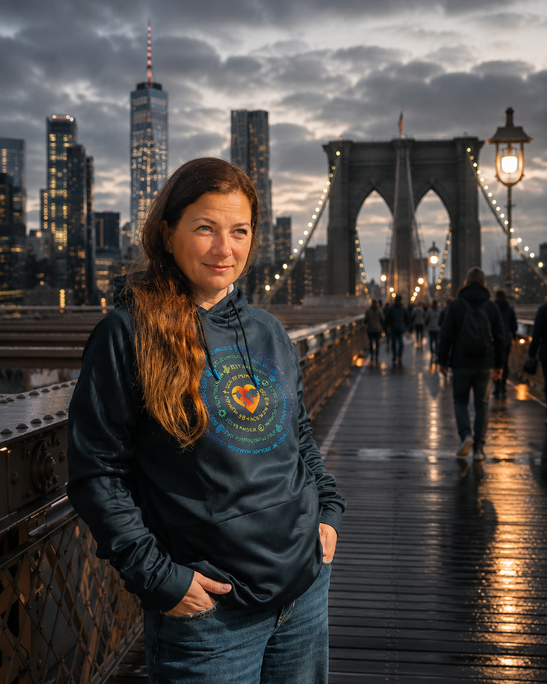 Ocean Rise Hoodie - Women - Rainbow