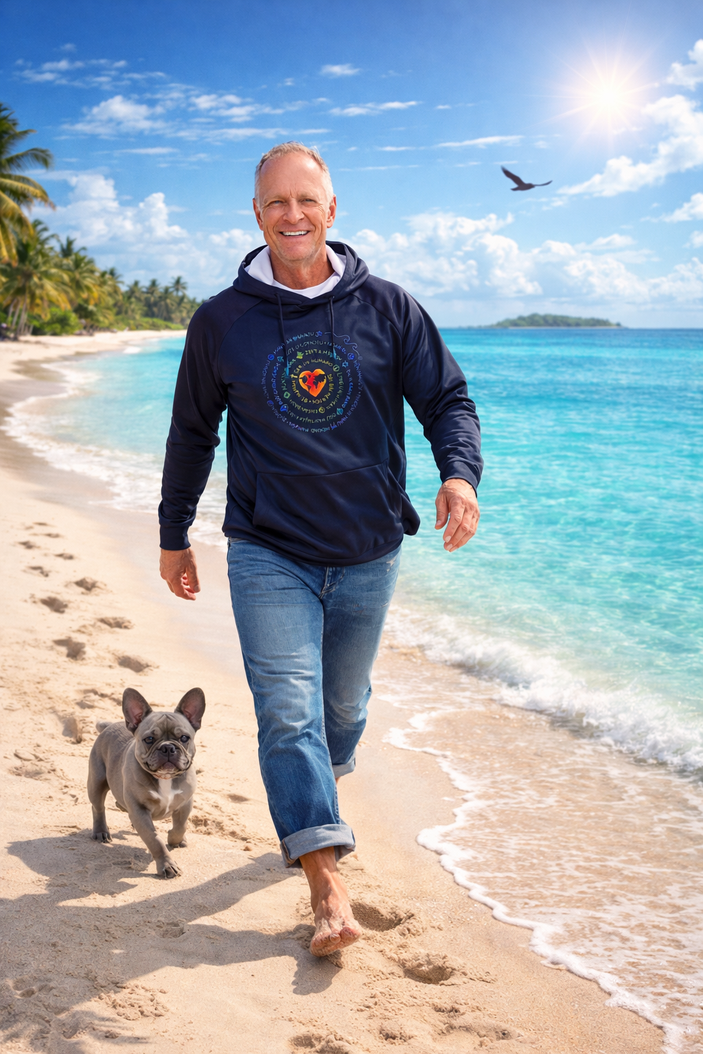 Ocean Rise Hoodie - Men - Rainbow