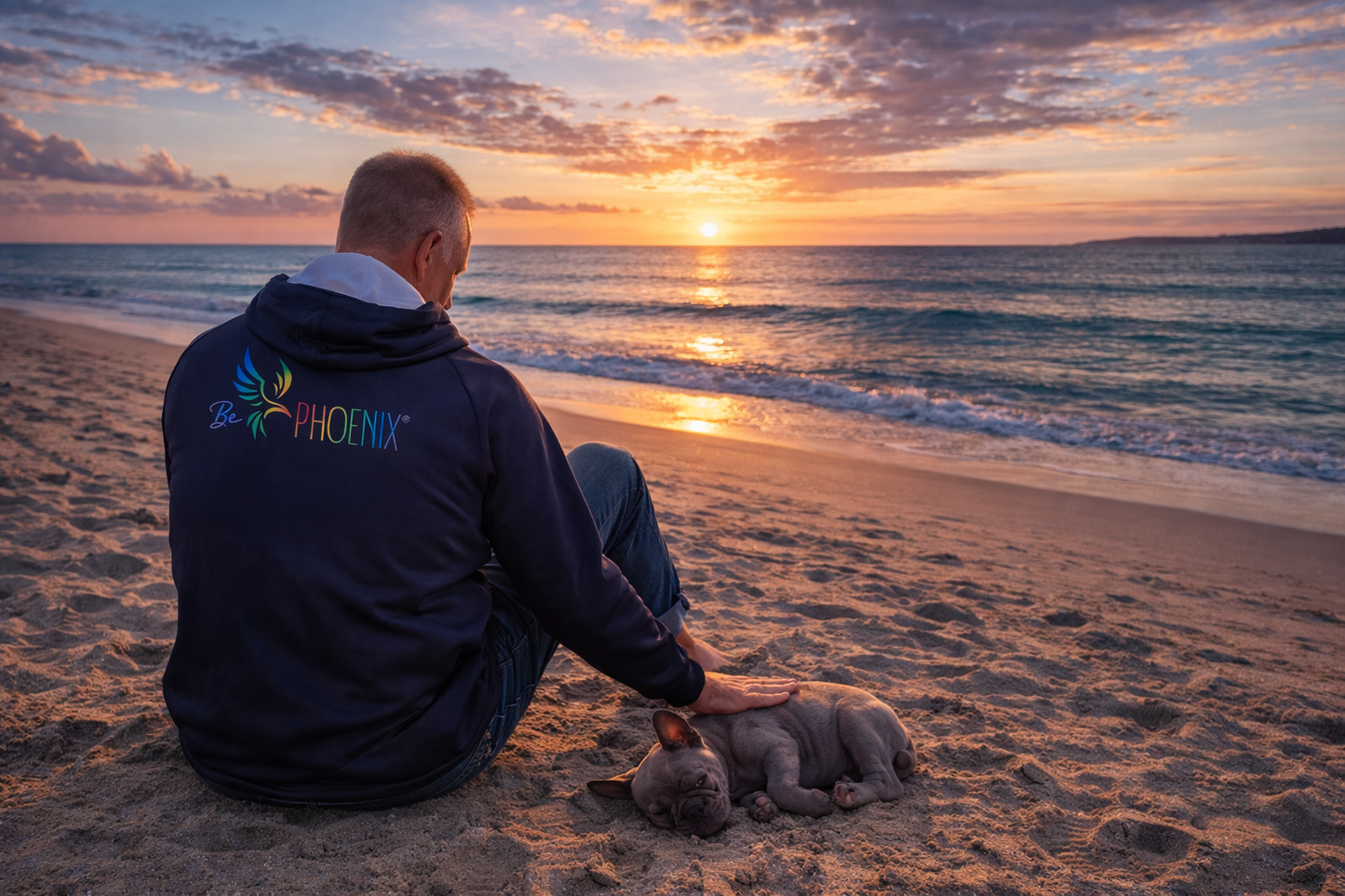 Ocean Rise Hoodie - Men - Rainbow