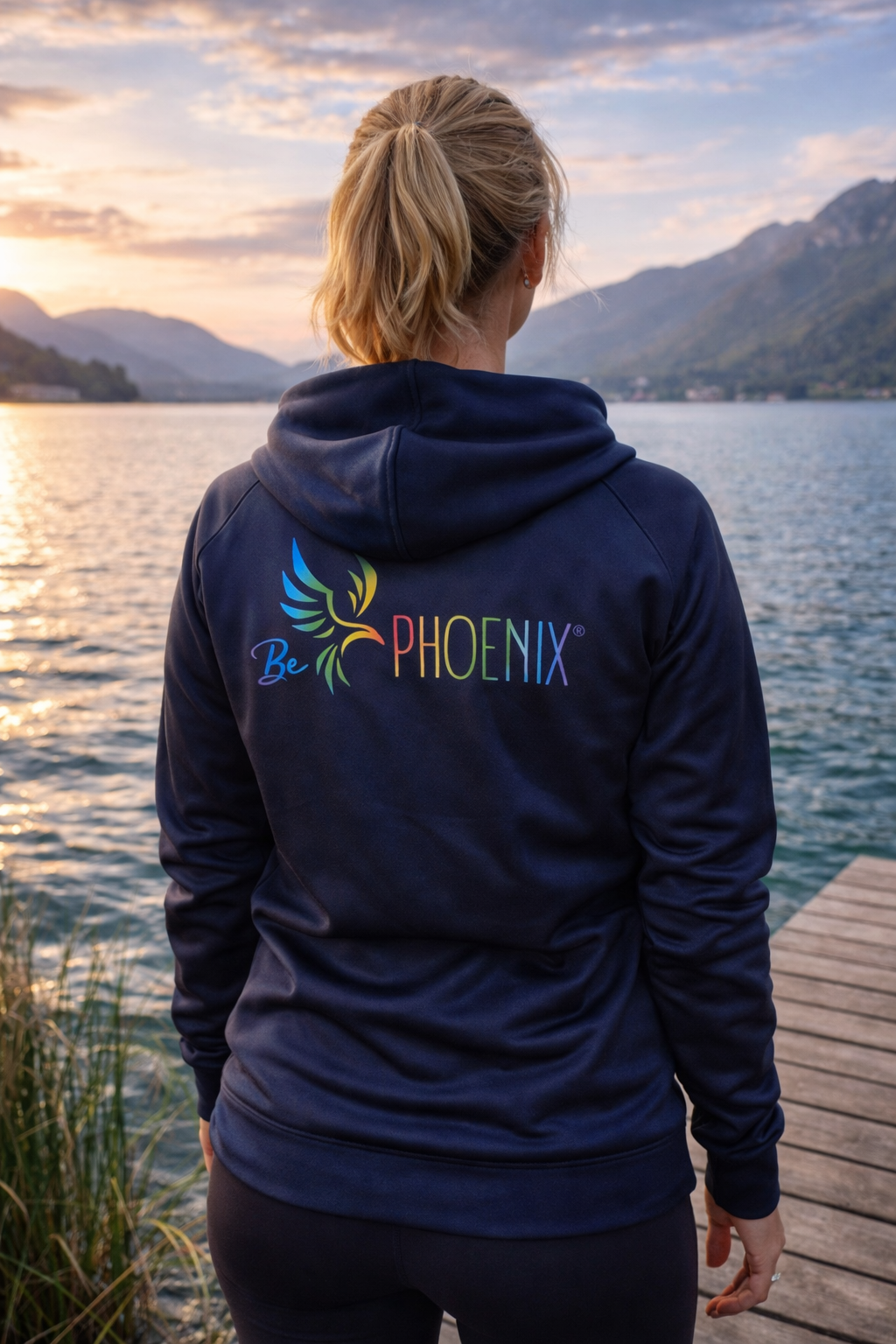 Ocean Rise Hoodie - Women - Rainbow
